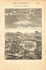 ROMANIA. Decorative view of the town of Waradin (Oradea/Nagyvárad). MALLET 1683