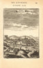 BUDAPEST. View of the city of Buda, Hungary. Minarets. 'Bude'. MALLET 1683