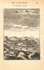 BUDAPEST. View of the city of Buda, Hungary. Minarets. 'Bude'. MALLET 1683