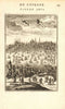 CONSTANTINOPLE (ISTANBUL). Decorative view with Hagia Sophia. MALLET 1683