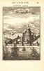 CONSTANTINOPLE (ISTANBUL). Chateau des Sept Tours (Yedikule). MALLET 1683
