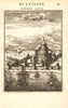 CONSTANTINOPLE (ISTANBUL). Chateau des Sept Tours (Yedikule). MALLET 1683