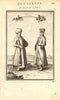 TURKEY COSTUME. Ottoman Turkish man & woman in 17C dress. 'Turc'. MALLET 1683