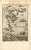 SARONIC ISLANDS & KYTHIRA. Aegina Spetses Hydra Poros. Greece. MALLET 1683 map