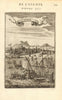 CANDIA (CRETE). View of Chania. Many churches converted to mosques. MALLET 1683