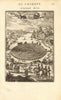 CRETE/CANDIA (CRETE). Labyrinth (abode of the Minotaur). Greece. MALLET 1683