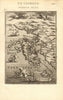 IONIAN ISLANDS. Corfu/Kerkyra Κέρκυρα Paxos Antipaxos. Greece. MALLET 1683 map