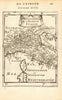 ANCIENT ITALY NORTH. Gallia Cisalpina. Ancienne Italie Septent. MALLET 1683 map