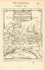 NW ITALY. Po valley Liguria Lombardy Piedmont Parma Genoa Milan. MALLET 1683 map
