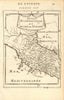 CENTRAL ITALY. Duchy of Tuscany & Papal/Ecclesiastical States. MALLET 1683 map