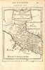 CENTRAL ITALY. Duchy of Tuscany & Papal/Ecclesiastical States. MALLET 1683 map