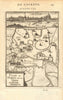 ROME. City plan showing churches Colosseum Vatican St Peter's. MALLET 1683 map