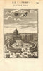 ST PETER'S ROME. Piazza & Basilica di San Pietro. Vatican. MALLET 1683 print