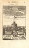 ROME. Castel Sant'Angelo. Decorative view. Carriages. MALLET 1683 old print