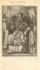 POPE INNOCENT XI. Innocenzo. On throne in regalia. Coat of arms. MALLET 1683