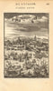 PALERMO. Decorative view of the port & town. Sicily. 'Palerme'. MALLET 1683