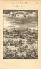 PALERMO. Decorative view of the port & town. Sicily. 'Palerme'. MALLET 1683