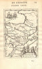 ANCIENT IBERIA. Roman provinces. Hispania Lusitania Spain Portugal 1683 map