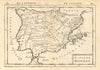 IBERIA. 'Espagne Moderne'. Spain & Portugal. Regions & towns. MALLET 1683 map