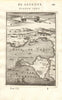 CADIZ. Map of the town & port of Cádiz, Andalusia. Spain. MALLET 1683 old