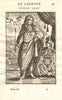 KING ALPHONSE/AFONSO VI OF PORTUGAL. Regalia sceptre coat of arms. MALLET 1683