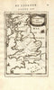 ANCIENT BRITAIN. Anglo-Saxon Kingdoms. 'Heptarchie des Saxons'. MALLET 1683 map