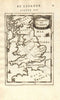 ANCIENT BRITAIN. Anglo-Saxon Kingdoms. 'Heptarchie des Saxons'. MALLET 1683 map