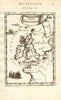 BRITISH ISLES. 'Isles Britanniques. Decorative. MALLET 1683 old antique map