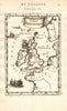 BRITISH ISLES. 'Isles Britanniques. Decorative. MALLET 1683 old antique map