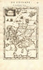 SCOTLAND. Showing rivers. Decorative. 'Escosse'. MALLET 1683 old antique map