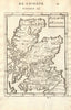 KINGDOM OF SCOTLAND pre 1707 Act of Union. 'Royaume d'Ecosse'. MALLET 1683 map