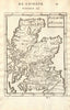 KINGDOM OF SCOTLAND pre 1707 Act of Union. 'Royaume d'Ecosse'. MALLET 1683 map