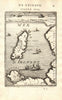 ISLE OF MAN & ANGLESEY. Irish sea. 'Is de Man et d'Anglesey'. MALLET 1683 map