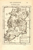 KINGDOM OF IRELAND. Showing counties/towns. 'Royaume d'Irlande'. MALLET 1683 map