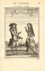 ENGLISH COSTUME. Man & woman in 17th century dress. 'Anglois. MALLET 1683