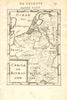 BENELUX & NE FRANCE. Burgundy. Comté/'Cercle de Bourgogne'. MALLET 1683 map