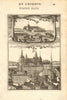 HOFBURG, VIENNA. Imperial Palace. 'Chasteau Neuf; Chasteau Vieux'. MALLET 1683
