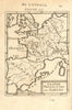 PRAETORIAN PREFECTURE OF GAUL. 'Grande Prefecture des Gaules'. MALLET 1683 map