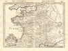 'CARTE GENERALE DE FRANCE' showing towns, rivers & provinces. MALLET 1683 map