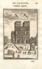 NOTRE DAME DE PARIS. Side view. Boats on the Seine. Place de Grève. MALLET 1683