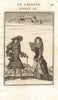 FRENCH COSTUME. Man & woman in 17th century dress. 'Francois. MALLET 1683