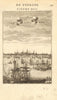 AMSTERDAM. Decorative view of the city. Many ships. Netherlands. MALLET 1683