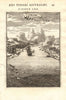 HOORN ISLANDS Futuna Galleon Boatmen shooting natives 'Isle d'Horn'. MALLET 1683