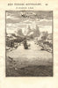 HOORN ISLANDS Futuna Galleon Boatmen shooting natives 'Isle d'Horn'. MALLET 1683