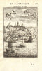 QUEBEC CITY. Decorative view. Boats Windmill. Québec, Canada. MALLET 1683