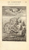 BAHAMAS. 'Guanahani' (San Salvador) found by Columbus 1492. MALLET 1683 map