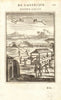 WEST INDIES. Sugarcane plantation & press/mill. Slaves. ' Sucrerie'. MALLET 1683