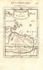 VENEZUELA GUIANAS Trinidad Caribe Arawak Kali'na (Galibi) Tribes MALLET 1683 map