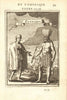 PATAGONIA Amerindians headdress weapons 'Patagons' Argentina Chile. MALLET 1683