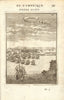 CALLAO. View of the fortified town & port. Lima, Peru. Many ships. MALLET 1683